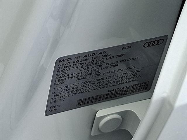 new 2025 Audi Q5 car, priced at $60,860