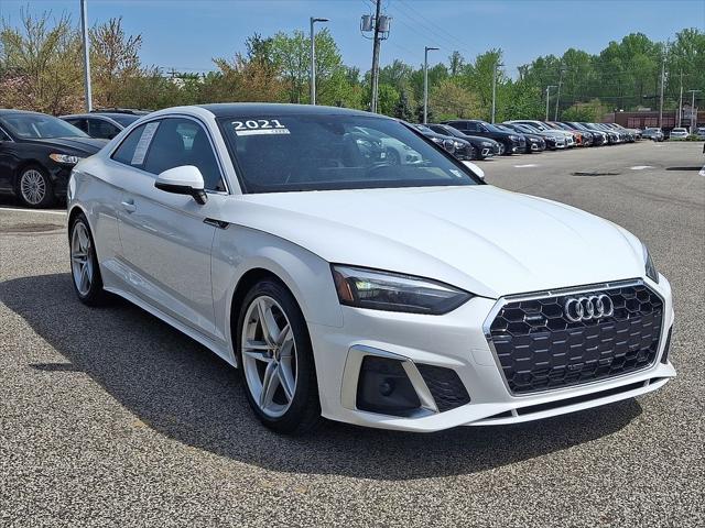 used 2021 Audi A5 car, priced at $27,799
