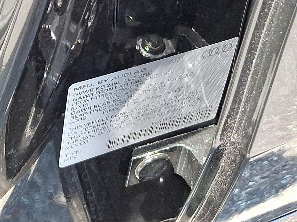new 2025 Audi Q5 car, priced at $57,140