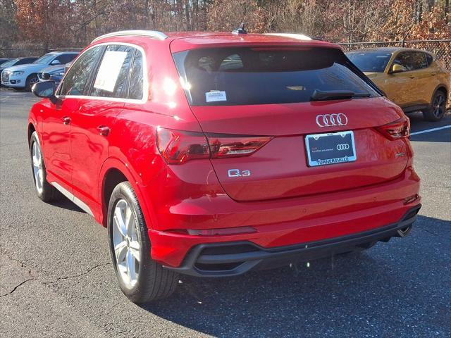 used 2024 Audi Q3 car, priced at $34,442