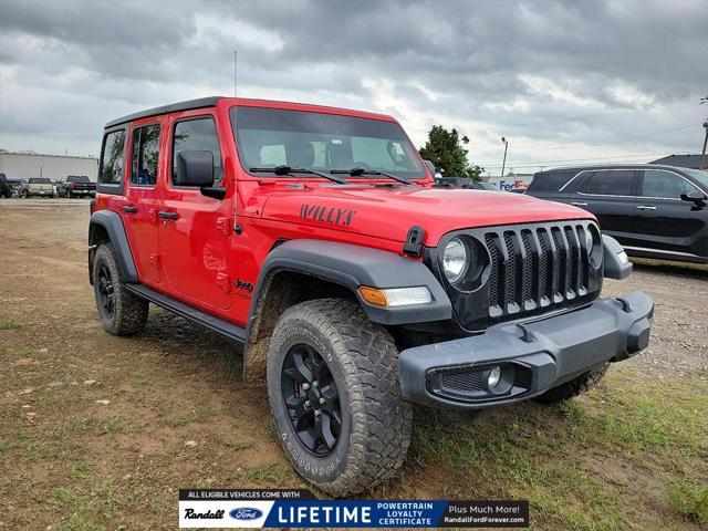 used 2021 Jeep Wrangler Unlimited car, priced at $28,487