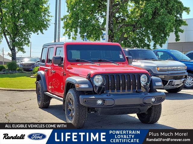 used 2021 Jeep Wrangler Unlimited car, priced at $28,487
