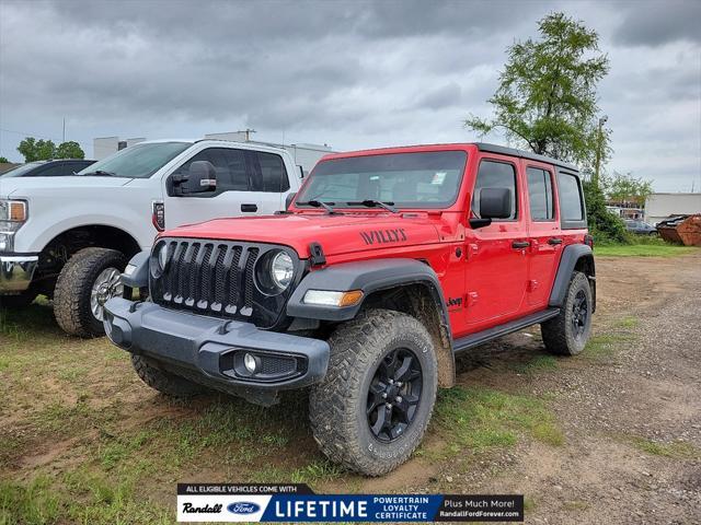 used 2021 Jeep Wrangler Unlimited car, priced at $28,487