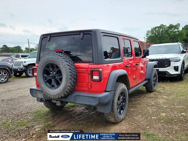 used 2021 Jeep Wrangler Unlimited car, priced at $28,487