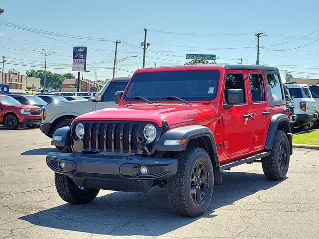 used 2021 Jeep Wrangler Unlimited car, priced at $28,487
