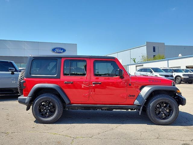 used 2021 Jeep Wrangler Unlimited car, priced at $28,487