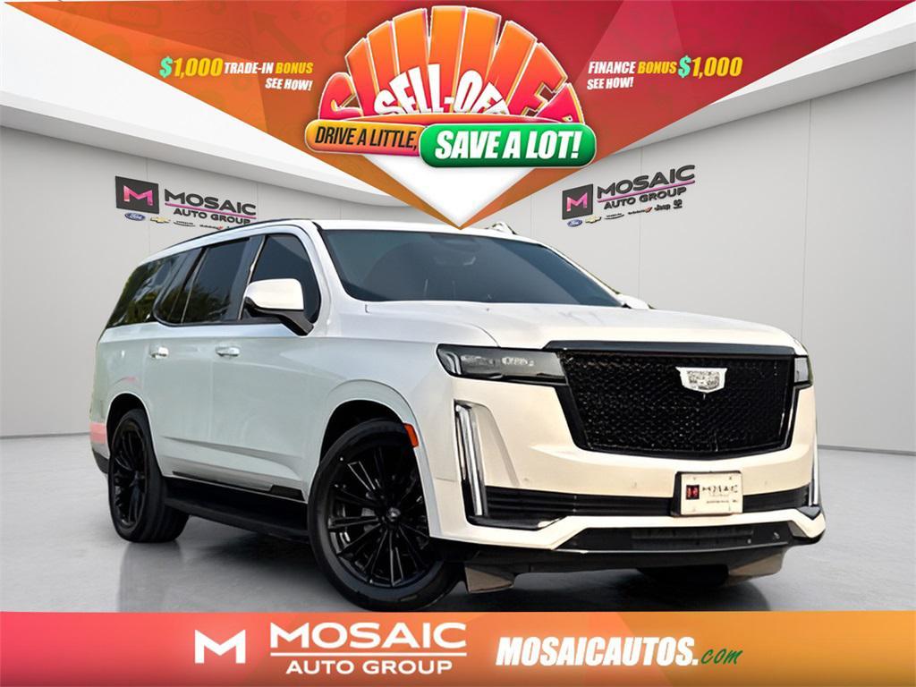 used 2021 Cadillac Escalade car, priced at $65,295