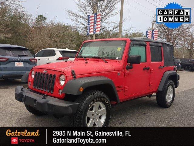 used 2016 Jeep Wrangler Unlimited car, priced at $18,587