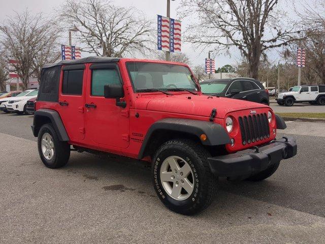 used 2016 Jeep Wrangler Unlimited car, priced at $18,587