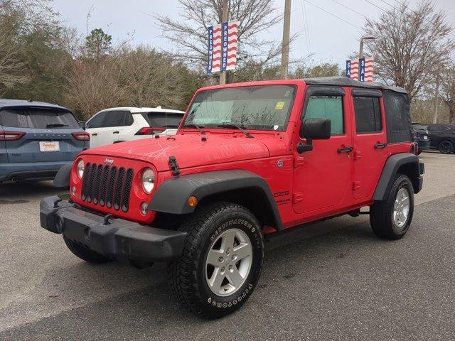 used 2016 Jeep Wrangler Unlimited car, priced at $18,587