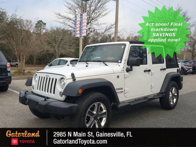 used 2018 Jeep Wrangler JK Unlimited car, priced at $16,599