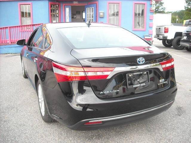 used 2015 Toyota Avalon Hybrid car, priced at $13,700