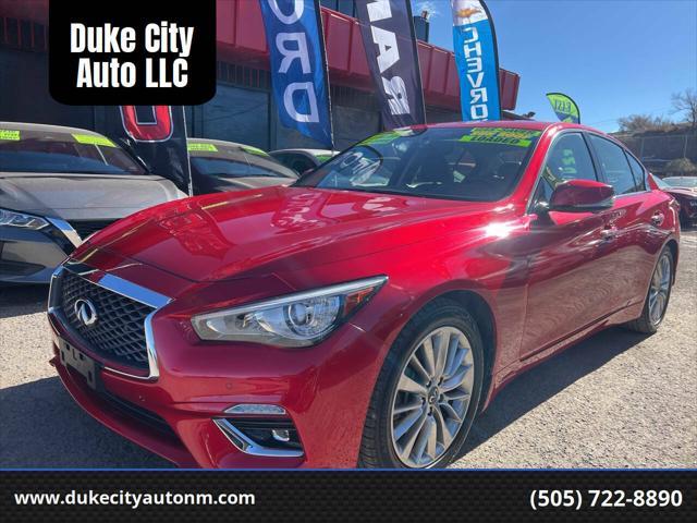 used 2021 INFINITI Q50 car, priced at $23,995