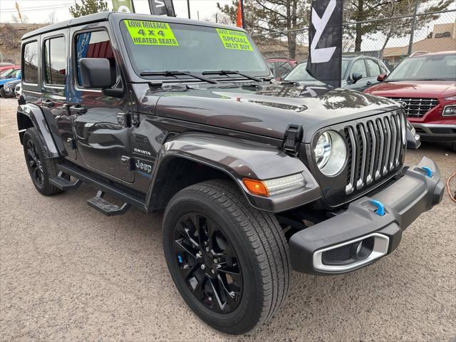 used 2022 Jeep Wrangler Unlimited 4xe car, priced at $30,495