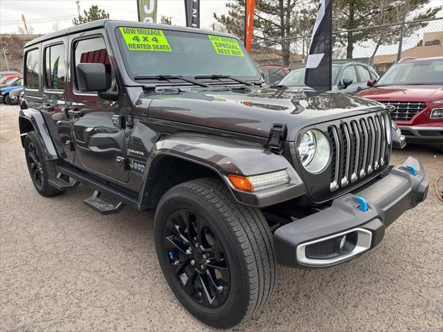 used 2022 Jeep Wrangler Unlimited 4xe car, priced at $30,495