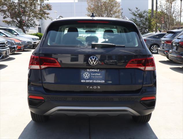 used 2022 Volkswagen Taos car, priced at $19,390