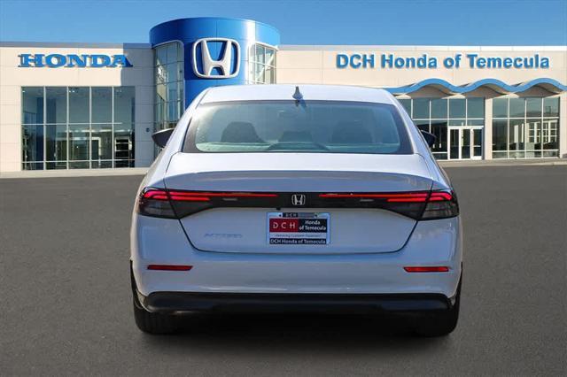 new 2025 Honda Accord car, priced at $29,900