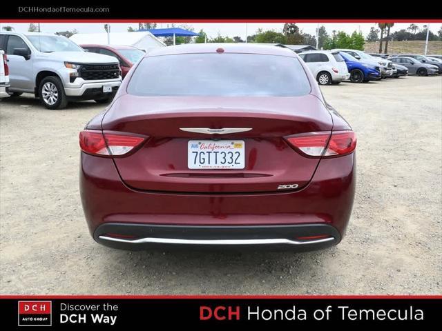 used 2015 Chrysler 200 car, priced at $6,381