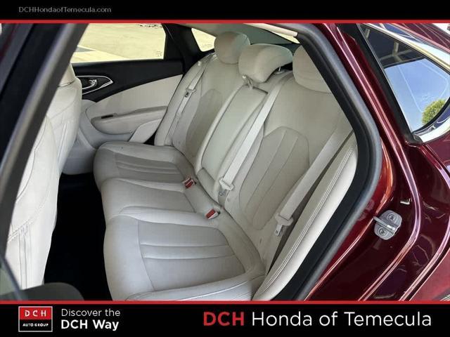 used 2015 Chrysler 200 car, priced at $5,890