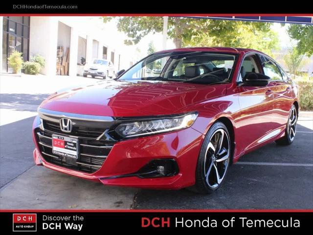 used 2021 Honda Accord car, priced at $23,880