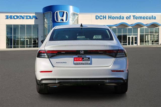 new 2025 Honda Accord car, priced at $32,165