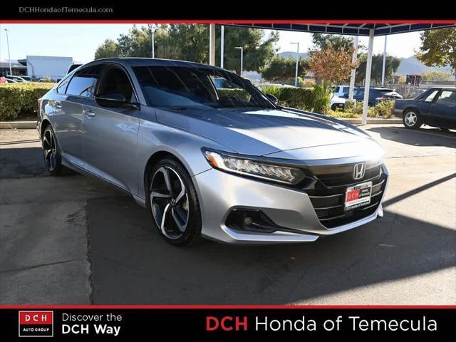 used 2021 Honda Accord car, priced at $18,813