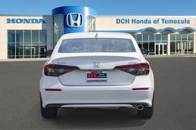 new 2025 Honda Civic car, priced at $27,800