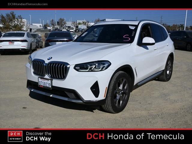 used 2022 BMW X3 car, priced at $30,589