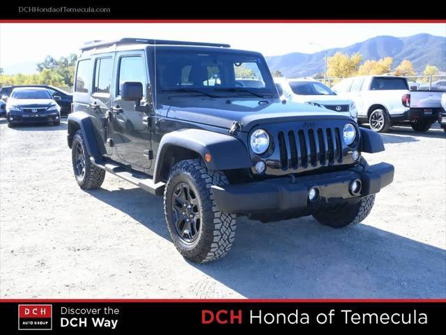 used 2016 Jeep Wrangler Unlimited car, priced at $17,785