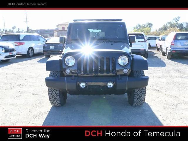 used 2016 Jeep Wrangler Unlimited car, priced at $17,785