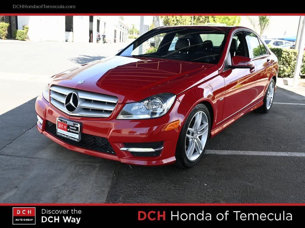 used 2012 Mercedes-Benz C-Class car, priced at $8,674
