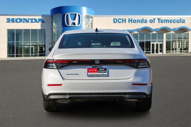 new 2025 Honda Accord car, priced at $32,110