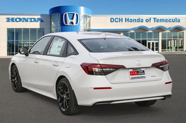 new 2025 Honda Civic Hybrid car, priced at $30,300