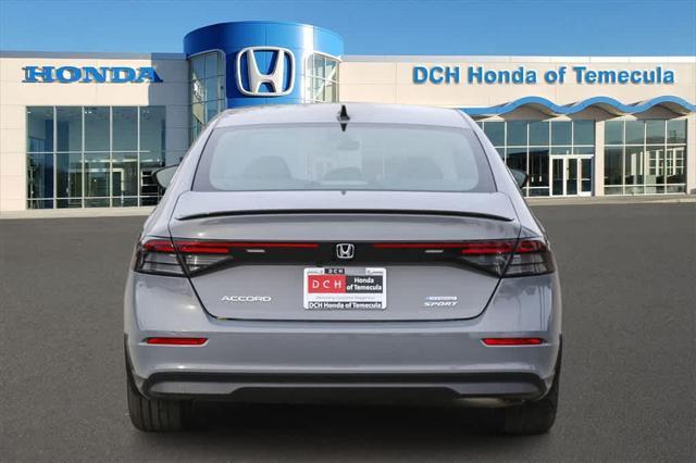 new 2025 Honda Accord Hybrid car, priced at $35,260