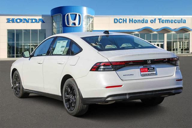 new 2025 Honda Accord car, priced at $32,110