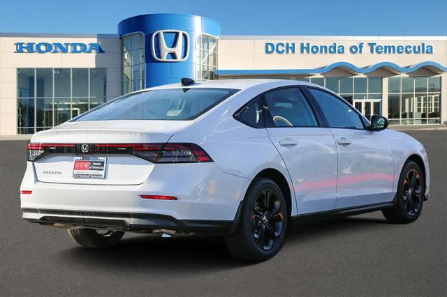 new 2025 Honda Accord car, priced at $32,110