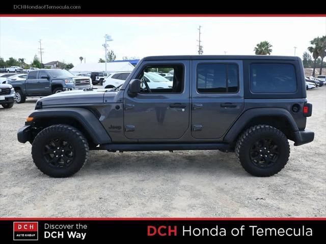 used 2022 Jeep Wrangler Unlimited car, priced at $33,483