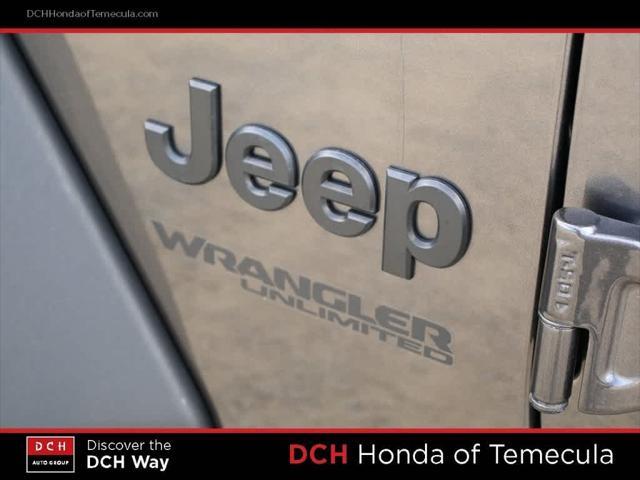 used 2022 Jeep Wrangler Unlimited car, priced at $33,483