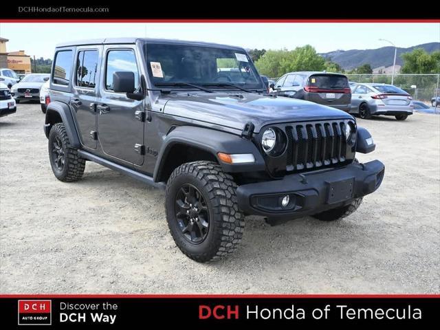 used 2022 Jeep Wrangler Unlimited car, priced at $33,483