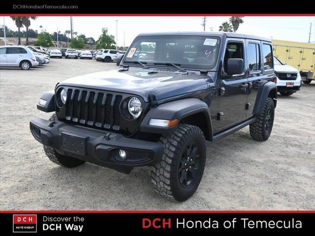 used 2022 Jeep Wrangler Unlimited car, priced at $33,483