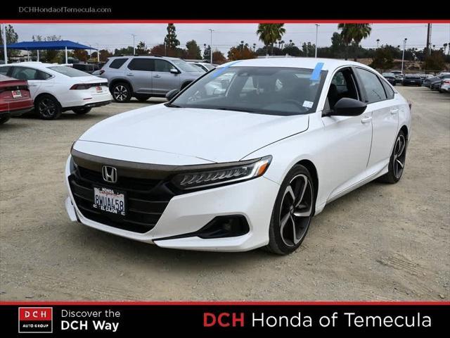 used 2021 Honda Accord car, priced at $24,551