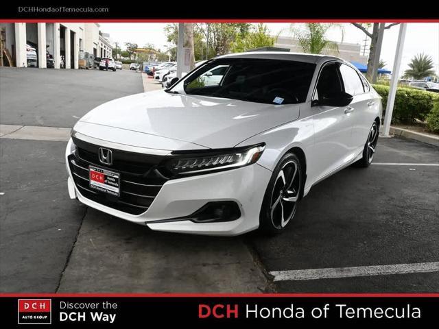 used 2021 Honda Accord car, priced at $20,745