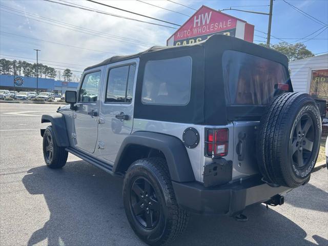 used 2016 Jeep Wrangler Unlimited car, priced at $14,995