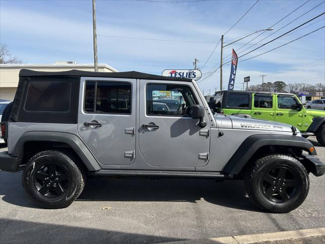 used 2016 Jeep Wrangler Unlimited car, priced at $14,995
