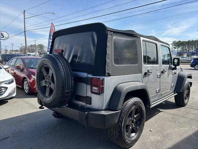 used 2016 Jeep Wrangler Unlimited car, priced at $14,995