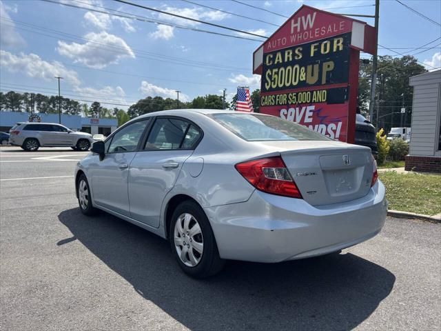 used 2012 Honda Civic car, priced at $8,995