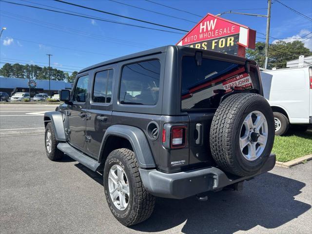 used 2018 Jeep Wrangler Unlimited car, priced at $24,995