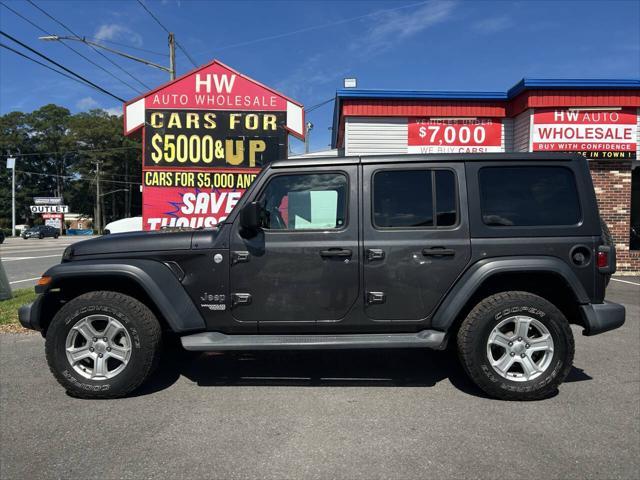 used 2018 Jeep Wrangler Unlimited car, priced at $24,995