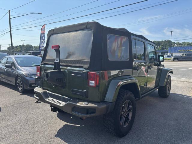 used 2016 Jeep Wrangler Unlimited car, priced at $18,995