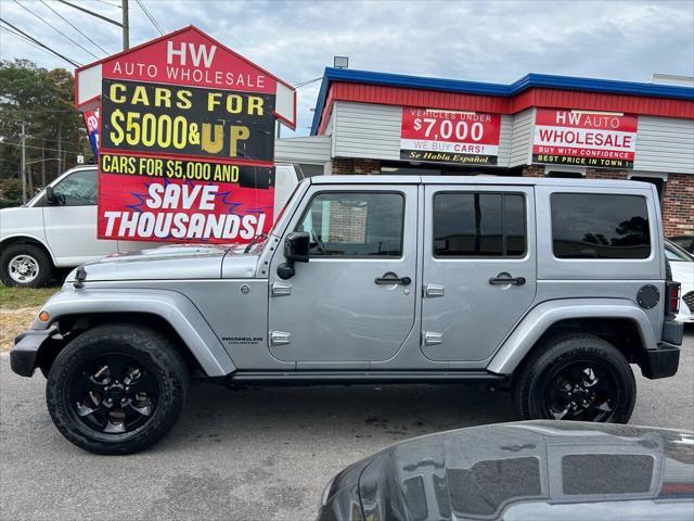 used 2015 Jeep Wrangler Unlimited car, priced at $19,995